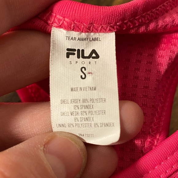 3/$25 ♻️ Fila Sportsbra Pink Small - Picture 3 of 4